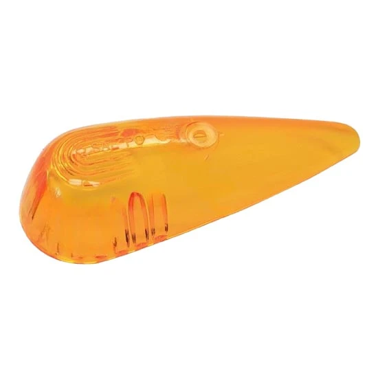 2 X 5 Inch Amber Oblong Clearance Light Lens For Incandescent Light