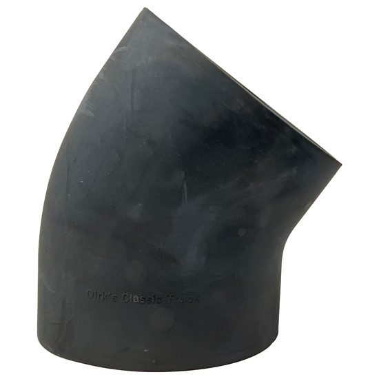 BESTfit 5.5 ID X 45-Degree Rubber Air Intake Elbow For Peterbilt 359 1967-1987