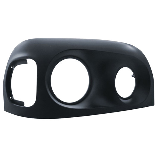 Paintable Black Plastic Headlight Bezel Passenger Side For Freightliner FLD112/120