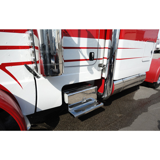 70 Inch Paintable Cowl Sleeper Panels With Downglo 3/4 Inch Light Holes For Peterbilt 389