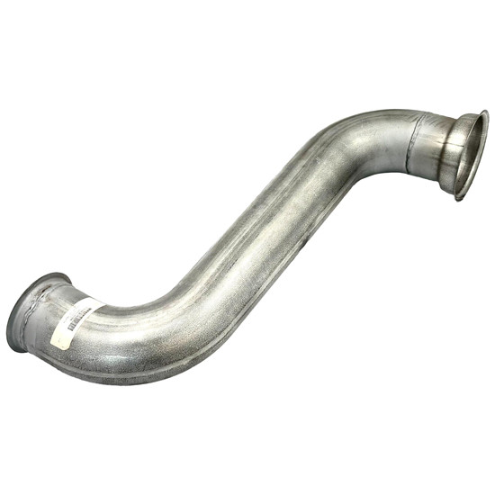 BESTfit 4 Inch Aluminized 2 Bend Exhaust Pipe With Flange For Kenworth