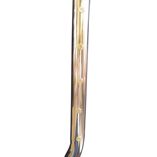 42 Inch Smooth TPHD Stainless Steel Double Bend Shift Tube W/ Bullet Inserts