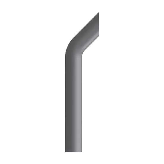 BESTfit 5 X 72 Inch Chrome Bull Horn Stack With ID Bottom