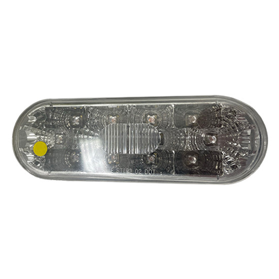 Oval Spyder Light Amber LED / Clear Lens