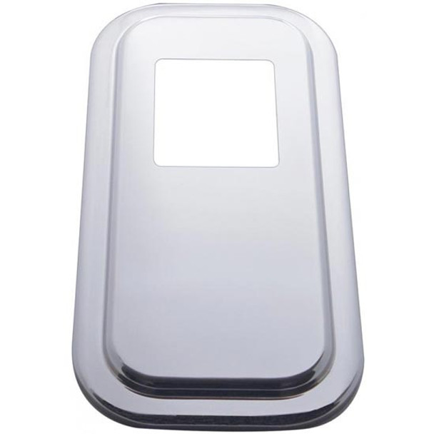 Stainless Steel Shifter Plate Cover With Lip For Peterbilt 375, 377, 378, 379, 579, 587 With Short Hood