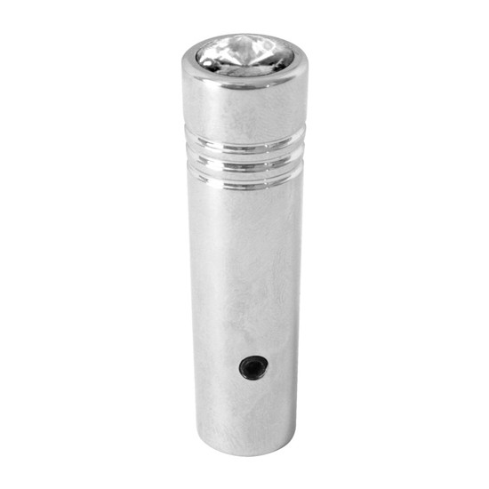 2-1/4 Inch Chrome Toggle Switch Extension With Clear Jewel For Freightliner & Kenworth