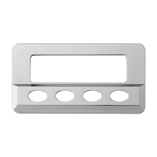 Chrome Plastic New Cat Engine Display Trim For Kenworth & Peterbilt