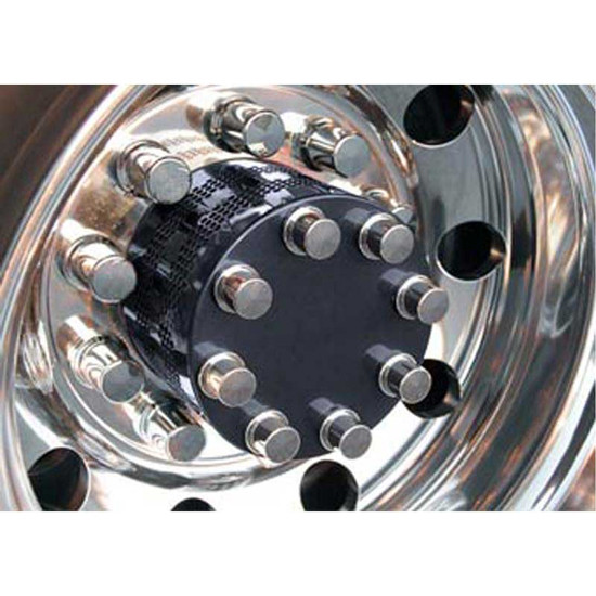 Turnpike Truck Trim Sanded Drive Hub Cover with Mounting Hardware For Dana Spicer Type Hubs