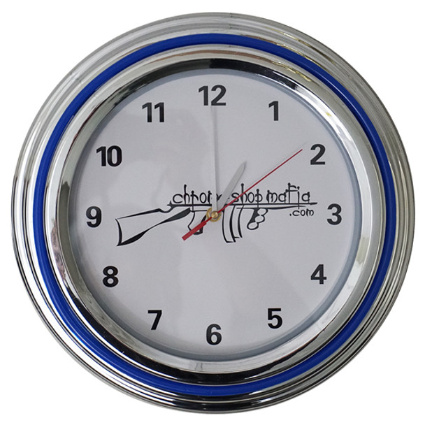 CSM - Neon Clock W/ Blue & White Lights