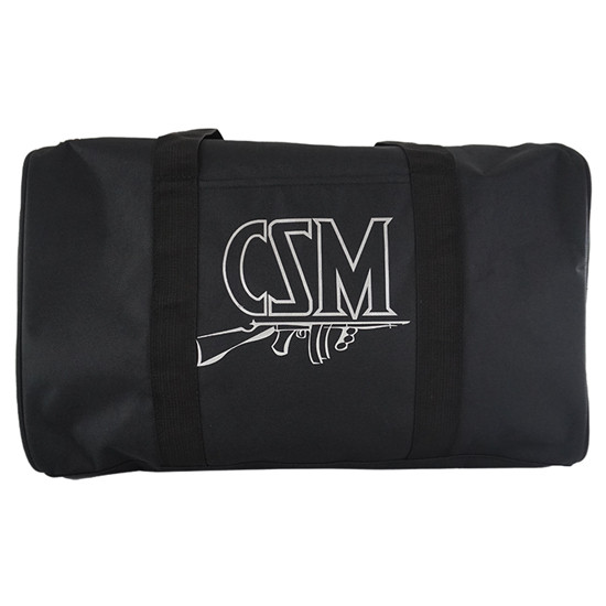 Medium CSM Logo Black Duffle Bag