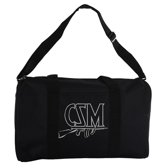 Medium CSM Logo Black Duffle Bag