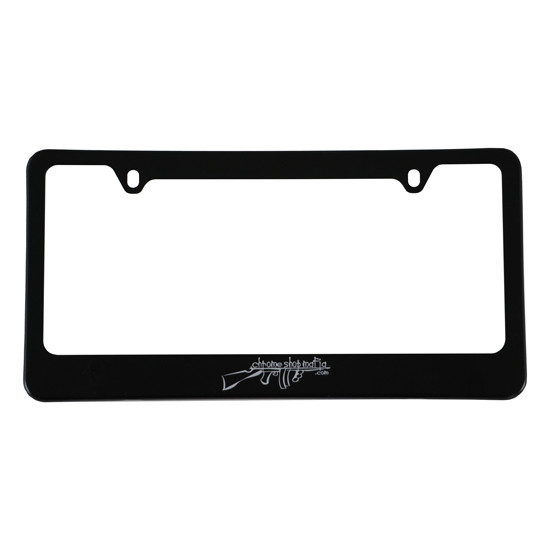 CSM - Black Stainless Steel License Plate Tag Bezel