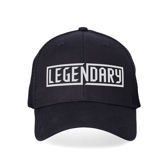 Legendary Black Ball Cap W/ White Logo