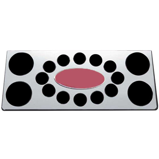 14 Inch Rear Center Panels - Light Holes Only For Peterbilt