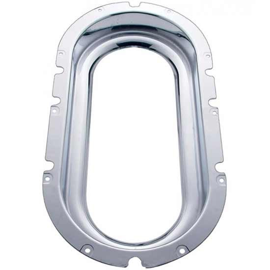 6 Inch Chrome Lower View Window Trim For Peterbilt