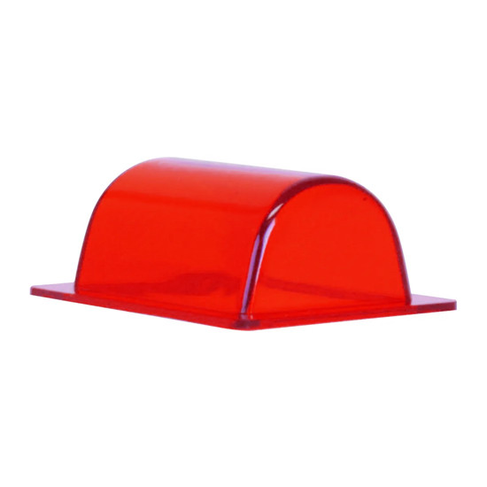 Under Dash Light Lens - Red For Kenworth