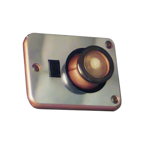 Interior Stainless Steel Sleeper Light Trims W/Switch And Round Hole For Peterbilt 377, 378, 379, and 385