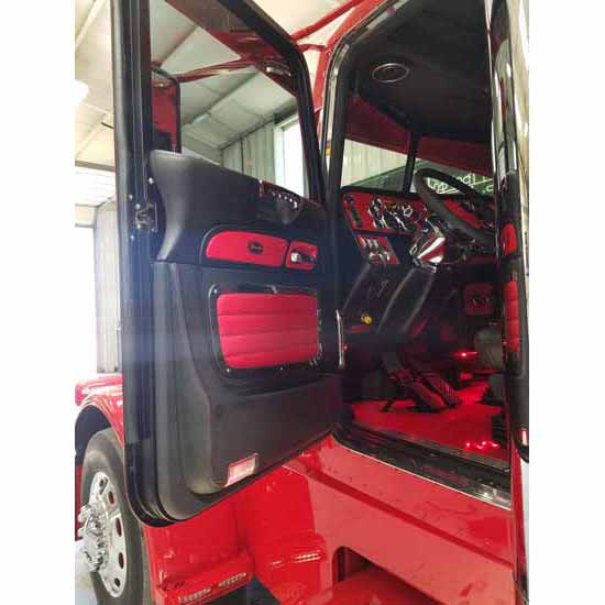 CSM Aluminum Interior Door Trim Panel, Driver Side For Peterbilt