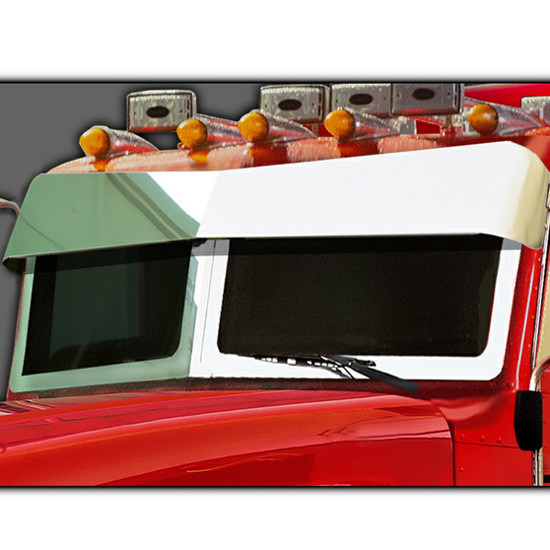 3 Piece Stainless Steel Windshield Trim For Peterbilt