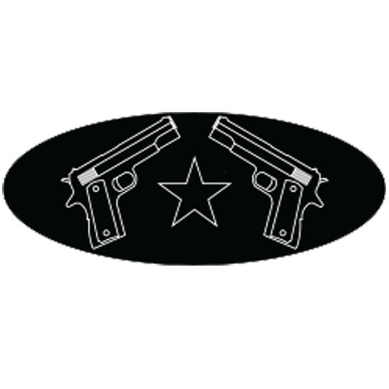 Dual Gun Shifter Floor Cover Emblem For Peterbilt