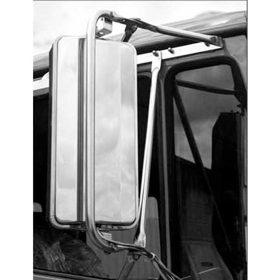 7 X 16 Inch Stainless Steel West Coast Mirror- Heated