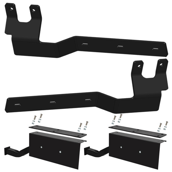 Hogebuilt Down Low Half Fender Mounting Kit For Air Trac Suspensions W/ 22.5 or 24.5 Inch Low Pro Tires