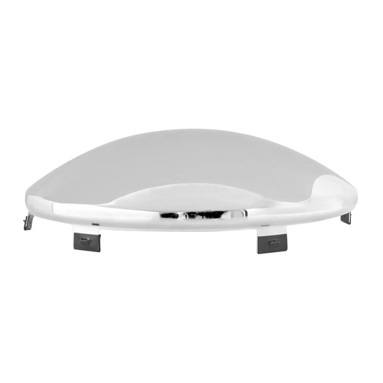 Chrome Front Hub Cap With 6 Notches