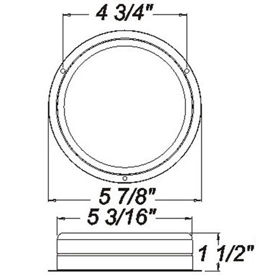 Dome Light Lens- Clear