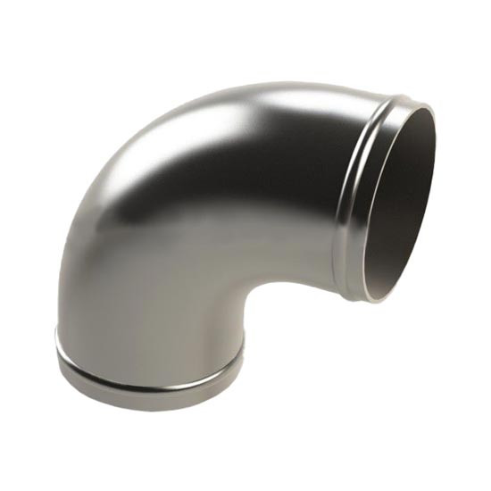 3 Inch Stainless Steel Lower Coolant Elbow Tube Replaces 07-05849M000 For Peterbilt 379