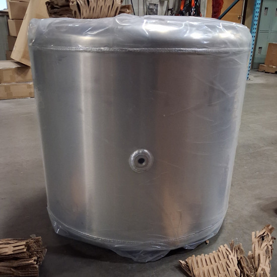 BESTfit Aluminum Fuel Tank 60 Gallon- 26 X 27 Inch- Center Fill W/ New Style Manifold For Peterbilt