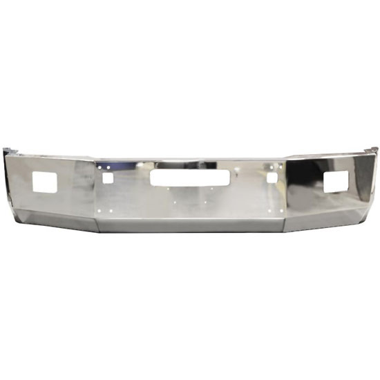 18 Inch Chrome Bumper W/ Tow, Vent & Fog Light Holes By BESTfit For Kenworth T800