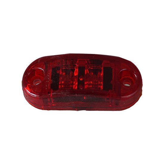2 Diode Red Oval Challenger LED Light Without Bezel