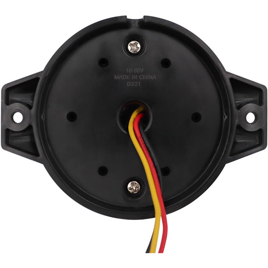 2.6 X 3 Inch Amber LED Warning Beacon Light W/ 12 Flash Patterns