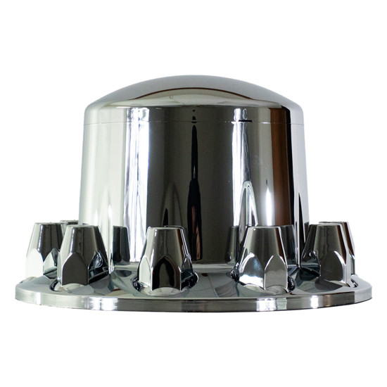 TPHD Chrome Plastic Rear Axle Cover Kit W/ Dome Nut Covers