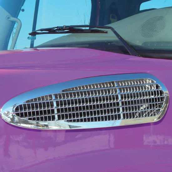 Stainless Steel Intake Grille Trim For Freightliner M2 Business Class