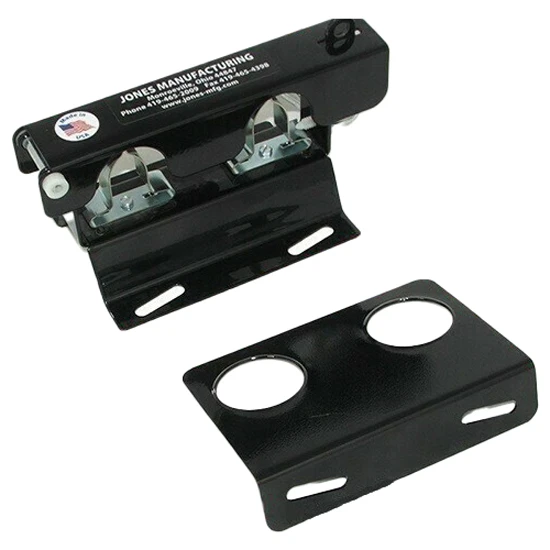 2 Bay Lock Jaw Clamp Tool Rack With Pocket Bracket