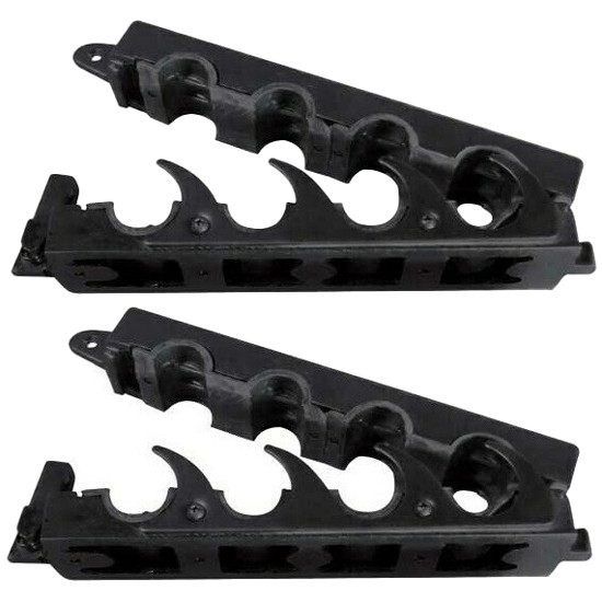 4 Bay J-Lock Load Rack- Horizontal Mount