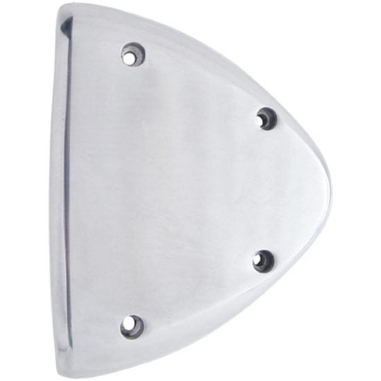 Polished Aluminum Headlight Turn Signal Cover Kit For Peterbilt 357, 365, 367, 378, 379 - Pair