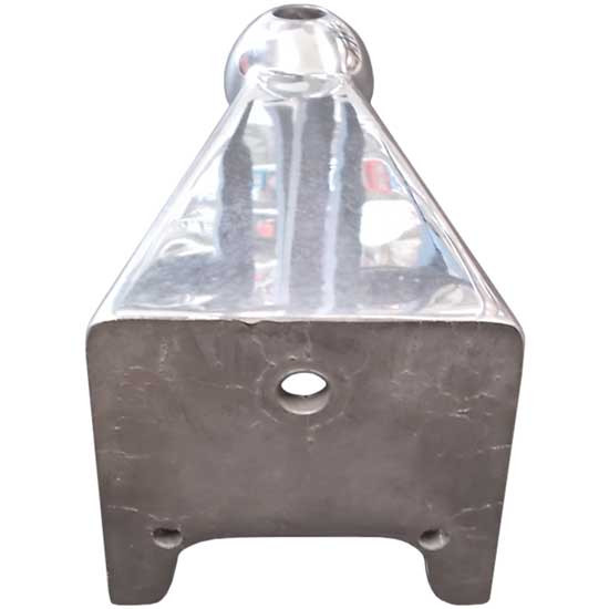 Peterbilt 359, 379 Polished Aluminum Mounting Bracket For Dual Square Headlights By BESTfit