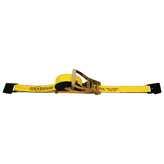 2 Inch X 30 Ft Flat Hook Winch Strap- 4000 Lb WLL