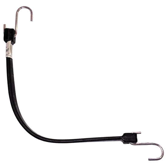 21 Inch Rubber Tarp Bungee W/ Pre- Crimped S-Hooks