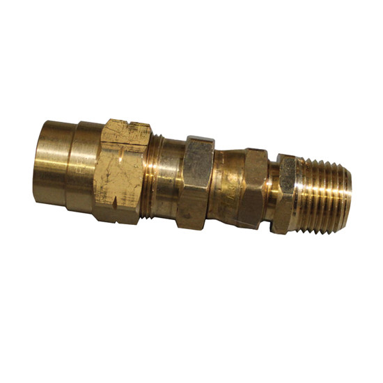 3/8 X 1/2 Inch Brass Swivel Hose Coupling
