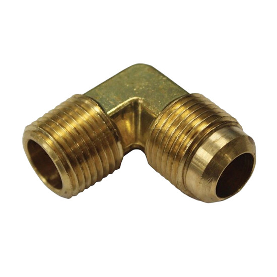 Brass Male Elbow 5/8 Inch SAE X 1/2 Inch Pipe Replaces 49X10, 149F108