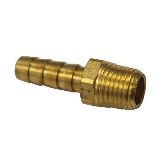 5/16 Inch Barb X 1/4 Inch Pipe Brass Hose Fitting Replaces 10505B104, 125HBL54