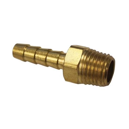 1/4 Inch Barb X 1/4 Inch Pipe Brass Hose Fitting Replaces 10504B104, 125HBL44