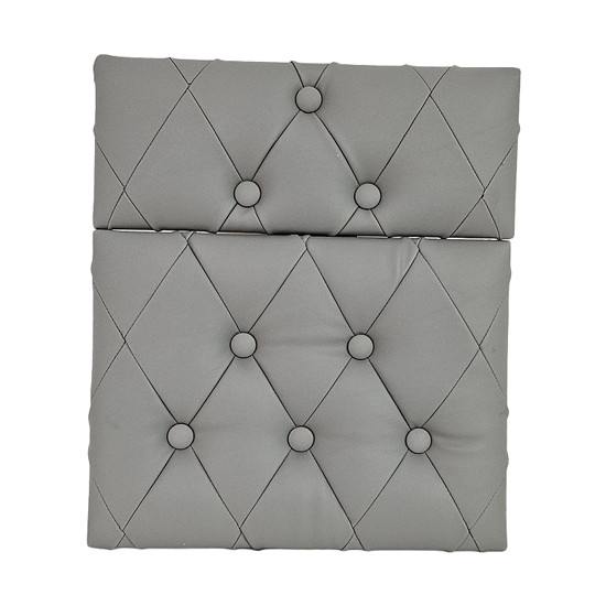 Quilted Diamond Vinyl W/ Buttons Sleeper Bunk Drawer Covers For Kenworth T660, T880 & W900