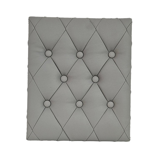 Quilted Diamond Vinyl W/ Buttons Refrigerator Door Covers For Kenworth T660, T880 & W900