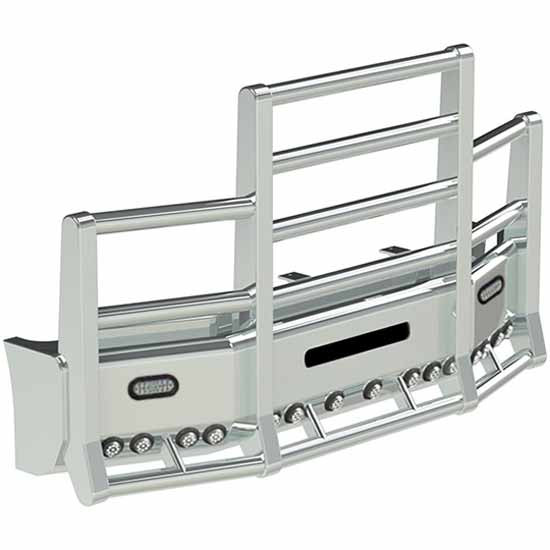 Herd Aluminum Road Train Grille Guard Bumper W/ Slam Latch For Kenworth T800