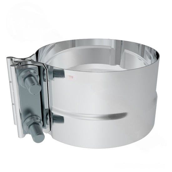 5 Inch Aluminized Steel Pre- Formed Band Clamp Replaces K15067, N3550PLAG, W33970