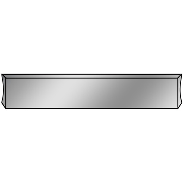 BESTfit Chrome 18 Inch Raptor X8 Bumper, 10 Gauge W/ Squared Ends & Mounting Plates For Kenworth W900B, W900L